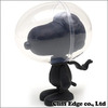 MEDICOMTOY x PEANUTS ASTRONAUT SNOOPY Vinyl Collectible Dolls (TONE ON TONE version) BLACK画像