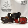 Loky Embossing Leather Belt(3カラー) 11326055画像
