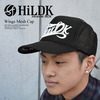 HiLDK/81LDK MESH CAP -WINGS-(BLACK/WHITE) COH168画像