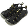 KEEN WMN Clearwater CNX Black/Yellow 1008770画像