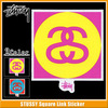 STUSSY Square Link Sticker 137366画像