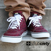 Subciety FOOT WEAR -CORE1- BURGUNDY/BLACK/PAISLEY COK104画像