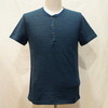 THE FLAT HEAD TEH-00W ヘンリーネック半袖Tシャツ無地画像