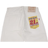 IRON HEART 21oz SELVEDGE WHITE DENIM STRAIGHT PANTS IH-634S-WH画像