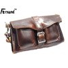 FERNAND LEATHER 3 POCKET PURSE hand made in U.S.A. Brown画像
