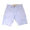 GROWN & SEWN INDEPENDENT PINCORD SLIM SHORTS/blue画像
