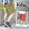 Kelen IKAT PATTERN Jacquard SHORT PANTS MOTONA-COLOR KL13HPT2C1画像