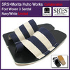 PROJECT SR'ES/SRS ×Morita Huho Works Foot Woven 3 Sandal Navy/White ACS00771画像