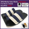 PROJECT SR'ES/SRS &times;Morita Huho Works Foot Woven 3 Sandal Navy/White ACS00771画像