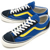 VANS VALUT OG STYLE 36 LX(TWO TONE)CLASSIC BLUE/DANDELION VN-0SF57SN画像