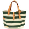 SUNSET CRAFTSMAN "POTRERO" TOTE BAG (L) GREEN x IVORY SCCP003画像