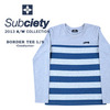 Subciety BORDER TEE L/S Conductor SBL5532画像