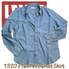 LEVI'S VINTAGE CLOTHING 1920's Two Pkt Sunset Shirt Chambray Mid Worny 60485-0026画像