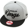 NEW ERA 9FIFTY LOS ANGELES KINGS GREY/BLACK/BLACK N0016280画像