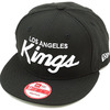 NEW ERA 9FIFTY LOS ANGELES KINGS BLACK/WHITE N0016279画像