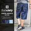 Subciety DENIM SHORTS STUDS SBB3792画像