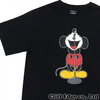 NUMBER(N)INE x Disney ヴォーカルミッキー Tシャツ BLACKxRED画像