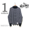 WASTE(TWICE) ボーダーワッフルクロスハイネックカットソー WT-MR-H-CS05画像