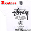 mastermind JAPAN x STUSSY WORLD TOUR TEE画像