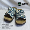grn Puripera Sandals PAISLEY NAVY GRN413006M画像