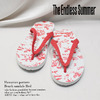 The Endless Summer ハワイアン柄ビーチサンダル RED se-3574017画像