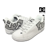 DC SHOES WOMEN'S COURT GRAFFIK SE WHITE/SILVER SPARKLE (WKL) 301043 WKL画像