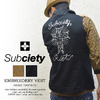 Subciety EMBROIDERY VEST MUSIC DESTROY SBF3152画像