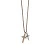 CRIMIE LATIN CROSS NECKLACE (BRASS) C1C5-AC09画像