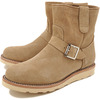 PISTOLERO 7&rdquo; Side Loop Engineer Boot TAN SUEDE 103-03画像