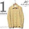 REMI RELIEF 硫化染料 レギュラーチェックシャツ RN13133044画像
