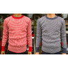 THE REAL McCOY'S JOE McCOY STRIPED THERMAL SHIRTS MC12122画像