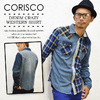 CORISCO CRAZY WESTERN DENIM SHIRT 110601画像