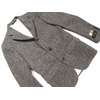 SOUTHWICK CAMBRIDGE SLIMFIT HERRINGBONE HARRIS TWEED JACKET charcoal画像