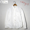 orslow LADY'S BUTTON DOWN SHIRTS ホワイト 00-8012画像