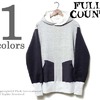 FULLCOUNT 切り替えスウェットパーカー 3105画像