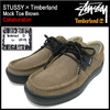 STUSSY × Timberland Mock Toe Brown 138282画像