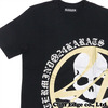 mastermind JAPAN x 24karats サークルロゴ TシャツBLACKxGOLD画像