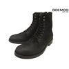 BOEMOS 4146 レースアップブーツ サイドジップ FLORIDA NERO画像