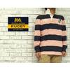 RUGBY Ralph Lauren VINTAGE SLIM FIT ボーダー ラガーシャツ画像
