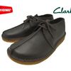 Clarks DESERT TREK BLACK BROWN LEATHER 20355800画像