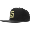CROOKS&CASTLES GRECO LOGO SNAPBACK BLACK NECC182画像