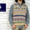 POLO RALPH LAUREN フェアアイル ニットベスト BEIGE画像