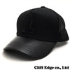 YOSHINORI KOTAKE DESIGN x ESTNATION LUXURY 1ロゴレザーメッシュキャップ BLACK画像