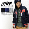 LEFLAH LOGO ZIP PARKA画像