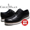 COLE HAAN LUNARGRAND LONG. WING TIP black C12007画像
