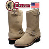 CHIPPEWA 11INCH PLAIN TOE ENGINEER BOOT made in U.S.A. sand suede 1901M06画像