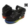 DC SHOES WOMEN'S REBOUND HI LE BLACK/RAINBOW(KRB) 303400 KRB画像