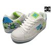 DC SHOES WOMEN'S PIXIE ZEBRASTARZ WHITE/SOFT LIME(WFL) ADJS100013 WFL画像