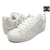 DC SHOES WOMEN'S COURT GRAFFIK LE WHITE/WHITE/LASER(WWZ) 301582 WWZ画像