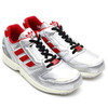 adidas Originals for atmos ZX8000 "Glow In the Dark" METALLIC SILVER/UNIVERSITY RED/BLACK M17283画像